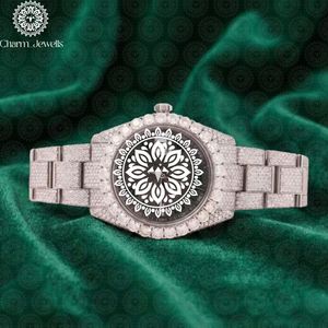 Charm_Jewells Luxury Stainless Steel Square <b>Watch</b> Blue Crystal <b>Diamond</b> Encrusted Analog Quartz Women's Fashion 38mm - Product Image 1