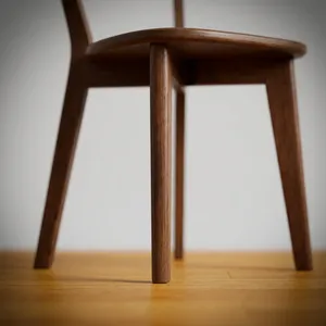Chaise de salle à manger moderne en bois massif avec revêtement en velours, dossier incurvé et pieds effilés pour la décoration de la maison - Product Image 3
