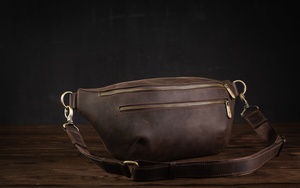 Riñonera de cuero de estilo moderno a precio asequible, recién llegada, muy demandada, riñonera de cuero sostenible. - Product Image 5