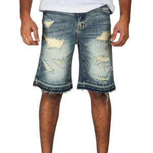 Plus Size Women's Denim <b>Shorts</b> High Waist Stretch Cotton Casual Ripped <b>Jean</b> <b>Shorts</b> Big Size 3XL 6XL Curvy Summer Pants Wholesale - Product Image 1