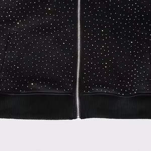 เสื้อฮู้ดดี้ผ้าฝ้าย 100% แบบเรียบ  ตกแต่งเพชรเทียม  สำหรับผู้ชาย  ชุดลำลอง  ใส่ได้ทั้งชายและหญิง  สำหรับฤดูหนาว  ราคาสมเหตุสมผล - Product Image 5