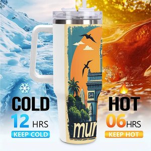 Vaso de 40 oz de marca para concursantes de concursos de belleza, taza de viaje de acero inoxidable - Product Image 6