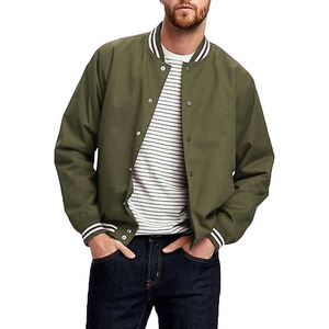 Custom Logo Unisex Varsity Jacket <b>Red</b> <b>Wool</b> Body Grey Polyester Waterproof Windproof Winter Letterman Baseball Bomber - Product Image 5
