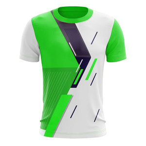 เสื้อยืดพิมพ์ลายทั้งตัวสำหรับผู้ชาย เสื้อยืดซับลิเมชั่นลายกราฟิก 3 มิติ ผ้าเจอร์ซีย์ถัก คอกลม แขนสั้น แห้งเร็ว สวมใส่สบาย เหมาะสำหรับฤดูร้อน ออกแบบได้ตามต้องการ - Product Image 1