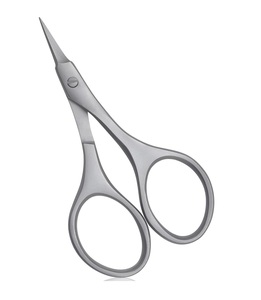 Safety Point High Quality Stainless Steel Beauty Manicure <b>Cuticle</b> <b>Scissors</b> Curved Nail Art Tools Right-Handed Straight Blade - Product Image 1