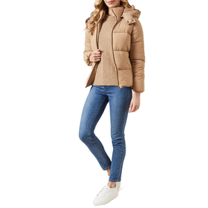 Veste d'hiver pour femmes fabriquée au Pakistan, veste matelassée personnalisée, tissu Oxford, logo personnalisé, finition de qualité - Product Image 4