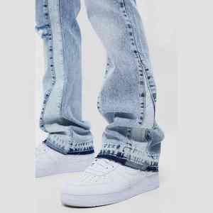 Pantalón de Mezclilla Elegante para Espacio de Trabajo Profesional, Aspecto Impecable, Sin Desgastes, Tono Formal, Fácil de Planchar, Tela Sin Arrugas - Product Image 6