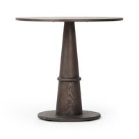 Table d'appoint en bois traditionnelle pour la maison, durable et écologique, idéale pour l'agencement de lampes, livres, plantes et accessoires décoratifs