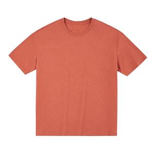 Camiseta de calle cuadrada con cuello redondo regular personalizada para hombre 100% algodón tejido ecológico en blanco diseño de logotipo personalizado liso de alta calidad - Product Image 1