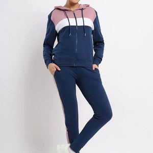 Conjunto de Sudadera y Pantalones Deportivos para Mujer con Logotipo Personalizado, Corte Holgado, Proveedor Mayorista OEM ODM - Product Image 1