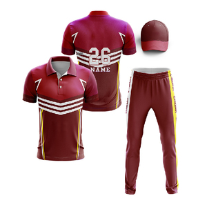 Cricket Uniform Custom Team Jersey And Trousers Breathable Moisture Wicking Lightweight <b>Athletic</b> Sportswear For Professional - Product Image 6