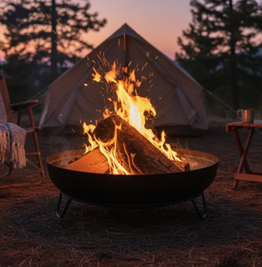 Brasero en métal conçu pour le chauffage extérieur, avec logo personnalisé et options de personnalisation flexibles, idéal pour les patios et les jardins. - Product Image 2