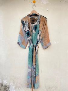 Festival Clothing Silk Kimono Robe <b>Vintage</b> Kimono Pure Silk Kimono Robe - Product Image 5