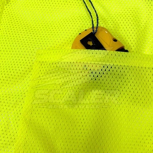 Custom Logo Printed <b>Waterproof</b> Reflective ANSI Class 2 Safety Vest with Adjustable Fit for Factory Staff Road Workers Daily Use - Product Image 6