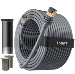 Starlink V3 150ft (46m) Pure Copper <b>Waterproof</b> Adapter <b>Cable</b> for Starlink Gen 3 Replacement Extension Rectangular Satellite - Product Image 6