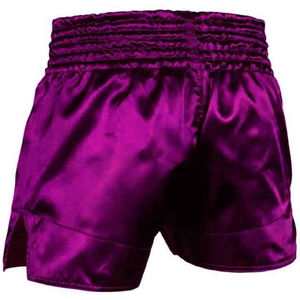 Pantalones Cortos de Boxeo Dorados para Hombre, 100% Seda, Corte Regular, Elásticos, Cintura Elástica para Entrenamiento, Personalizados para Muay Thai - Product Image 4