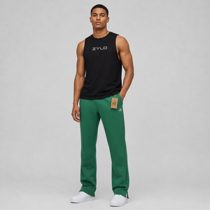 Canvas 420GSM Custom Washed Men's Casual Jogger Pants 100% Cotton Eco-Friendly Breathable Quick Dry Anti-Wrinkle Custom - Product Image 1