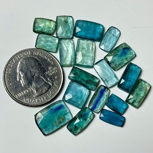 Kyanite naturelle multi-couleurs, taille rose, pierres précieuses en vrac, formes variées, pierres polies pour la fabrication de bijoux, vente en gros, pierres en vrac - Product Image 2