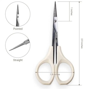 Tijeras de Peluquería de Acero Inoxidable, Cuchilla Afilada de 28 Dientes, Uso Profesional en Salón, para Diestros, Mango Largo - Product Image 4