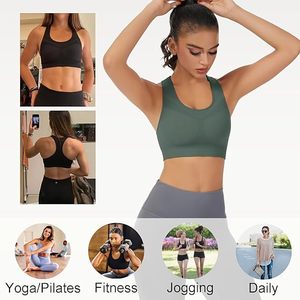 Sujetador Deportivo de Compresión Personalizado para Mujer, Ropa Deportiva para Gimnasio, Running y Yoga, Tela Spandex de Alta Calidad, Anti-Exposición, Ajustado y Cómodo - Product Image 6