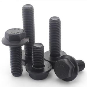 スチール製六角ヘッドm8 m14 SCM435 10.9ブラックフランジボルト - Product Image 2