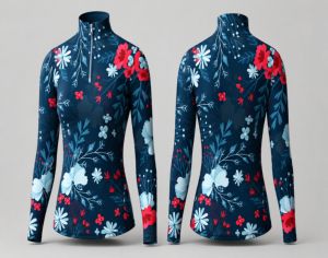 Vêtements de sport d'hiver haut de gamme, combinaison thermique de ski, sous-vêtements respirants imprimés, séchage rapide, compression extensible, couche isolante pour la neige - Product Image 1