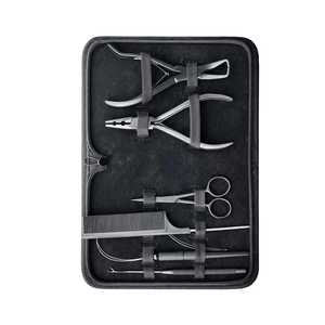 Herramientas Profesionales para Extensiones de Cabello, Juego de Pinzas de Acero Inoxidable para Extensiones de Cabello de Todo Tipo, Kit de Extensiones en Oferta - Product Image 6