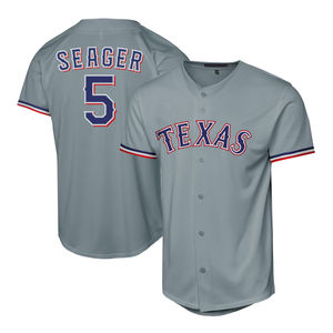 Camiseta de Béisbol Sublimada Personalizada Profesional para Hombre, Uniforme de Equipo con Botones Completos, Diseño Harper 3 Philly City Connect 2026 - Product Image 4