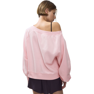 Women's <b>Off</b> <b>Shoulder</b> Sweatshirt Loose Fit <b>Long</b> <b>Sleeve</b> Casual <b>Top</b> Stylish Streetwear Pullover Fashion Everyday Clothing Wholesale - Product Image 2