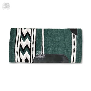 Tapis de selle de cheval conçus sur mesure en vente de gros en daim durable en feutre de laine indienne pour l'équitation - Product Image 4