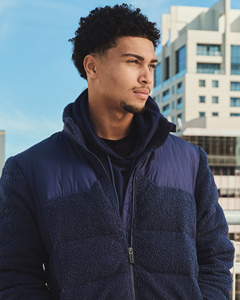 Chaqueta acolchada personalizada para hombre para invierno, ropa informal premium para exteriores, a prueba de viento, con cierre de cremallera y bolsillos laterales, abrigo para hombre - Product Image 6