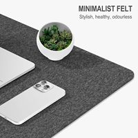 Tapis de bureau en feutre personnalisé avec logo, tapis de souris, protection antidérapante, tapis d'écriture pour bureau, décoration de la maison