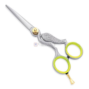 Ciseaux de barbier professionnels antidérapants en acier inoxydable, ciseaux de coiffure personnalisés, lame tranchante, coupe lisse - Product Image 1