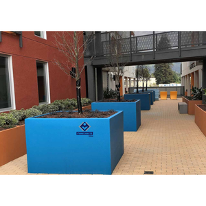 Nouvelle Jardinière Rectangulaire en FRP 2026 – Pot de Jardin Extérieur Moderne avec Revêtement Poudré et Design Minimaliste - Product Image 4