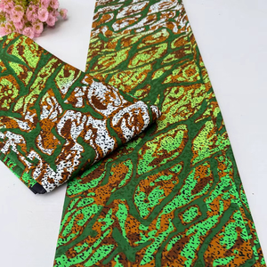 100 Percent Cotton Wax Printed Fabric for Women Latest Ankara Styles 2025 Viscose Cotton Blend for Fashionable Clothing - Product Image 1