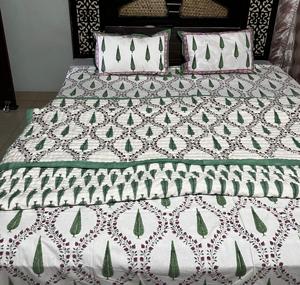 Parure de lit de mariage de luxe pour lit double, draps, taies d'oreiller, couette, Rajai, literie de mariage élégante, décoration de chambre à coucher, cadeaux haut de gamme - Product Image 4