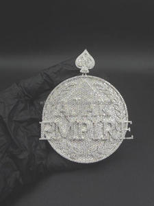 Collar de Plata con Diamante Cultivado en Laboratorio, Hecho a Mano y Personalizado, Estilo Hip Hop, Joyería de Lujo para Streetwear - Product Image 1