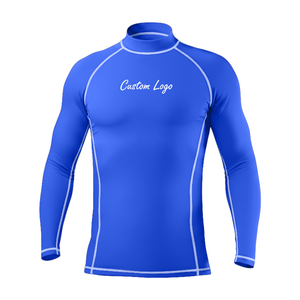 Camiseta de Compresión Personalizada con Estampado Digital 100% Algodón para Hombre, Protección UV, para Surf, Buceo, BJJ, MMA, Gimnasio - Product Image 3