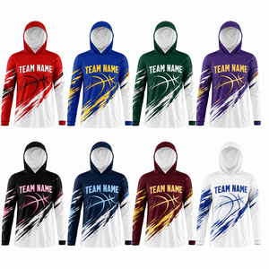Fabricante de Camisetas de Baloncesto Personalizadas, Sudadera de Calentamiento para Equipos, Ropa Deportiva Transpirable de Manga Larga - Product Image 2