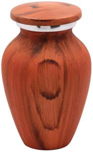 Antique Creations - Urnas Funerarias de Madera Hechas a Mano y Ecológicas con Acabado Pintado - Forma Ovalada, Capacidad de 3 Pulgadas Cúbicas - Product Image 5
