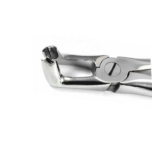 KANeka Fig 79 Forceps d'extraction dentaire en acier inoxydable certifié CE Classe I Instrument chirurgical pour l'extraction des molaires inférieures - Product Image 2