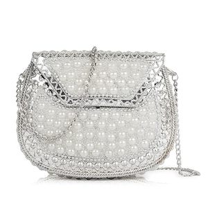 Bolso de Mano Tipo Clutch de Metal Vintage Simple para Novia, Hecho a Mano en Latón Antiguo, con Entrega Rápida - Product Image 1
