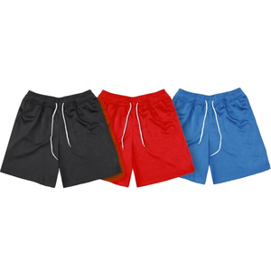 Pantalones Cortos de Baloncesto para Hombre, Bordados, de Malla de Poliéster, de Venta Caliente, Personalizados, Deportivos, para Ciclismo y Uso Urbano - Product Image 4