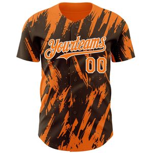 Breathable 100% Organic Cotton Full Button Baseball Jersey Custom Logo Silk Screen Printed V-Neck Short Sleeve Unisex - Product Image 2
