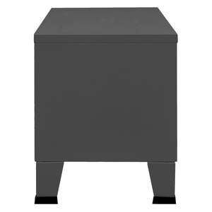 Mueble para TV de Metal Antracita de 41.3x13.8x16.5 Pulgadas para Sala de Estar, Mueble Elegante - Product Image 4