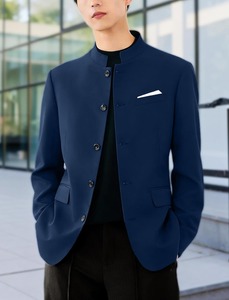 Veste traditionnelle bavaroise pour homme, style alpin classique, col montant allemand, idéale pour l'Oktoberfest, les mariages et les festivals - Product Image 6