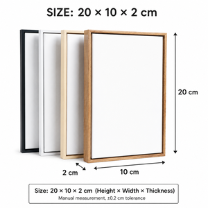 Cadre mural personnalisable noir minimaliste en MDF et papier 12,5x12,5 po – Durable, léger, à suspendre verticalement, pour maison et bureau, style moderne et luxueux - Product Image 6