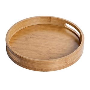 Rectangular Solid Wood Serving Tray Handmade With <b>Tree</b> Engraving Home Decoration <b>Tabletop</b> Craft - Product Image 3