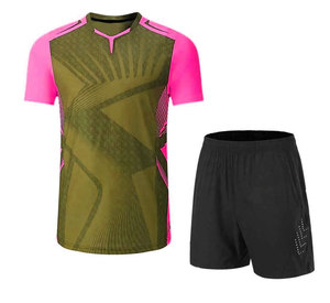 Vente en gros de nouveaux uniformes de tennis de table personnalisés pour hommes, de haute qualité, respirants, à séchage rapide, impression numérique - Product Image 3