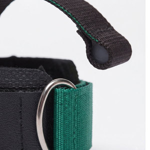 Sangles de levage en néoprène imperméables avec logo personnalisé, boucles et anneaux en D, pour l'entraînement en salle de sport, légères et respectueuses de la peau - Product Image 2